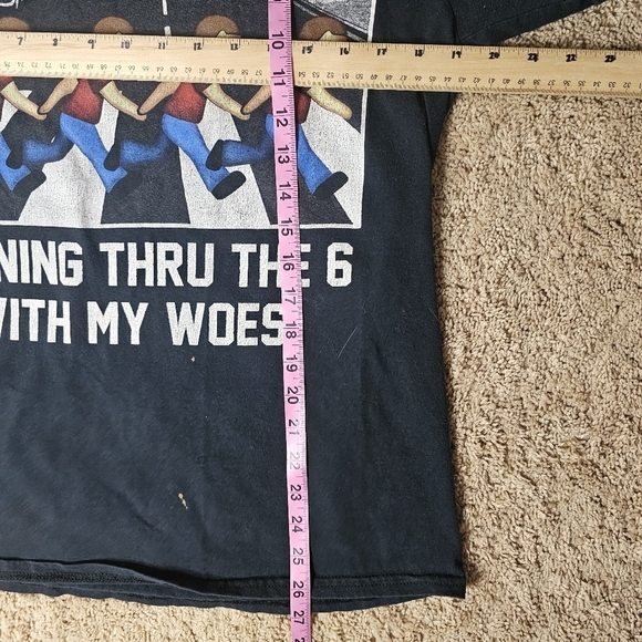 Popular Poison Beatles Style Drake Graphic Tee Size Medium - Picture 3 of 7